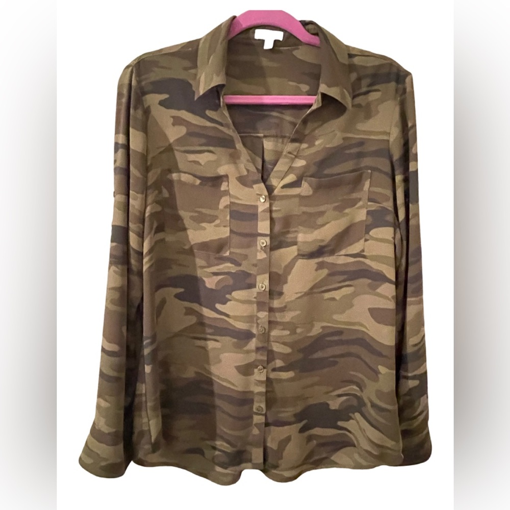 Express Camo Portofino Shirt